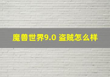 魔兽世界9.0 盗贼怎么样